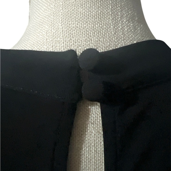 Torrid Black Embellished Cap Sleeve Blouse - Picture 6 of 10